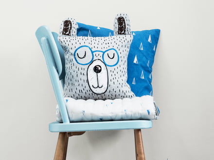 ferm Living - Coussin Little Mr. Teddy