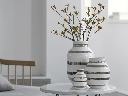 Vases Kähler à rayures