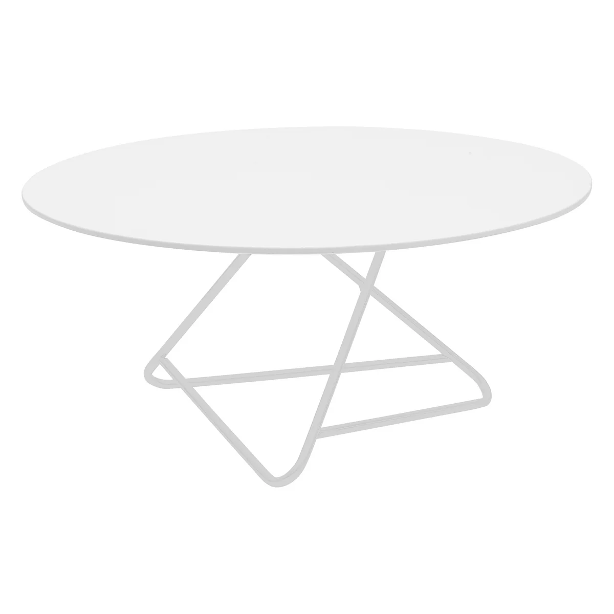 Tribeca Table d'appoint, large, laqué blanc de Softline