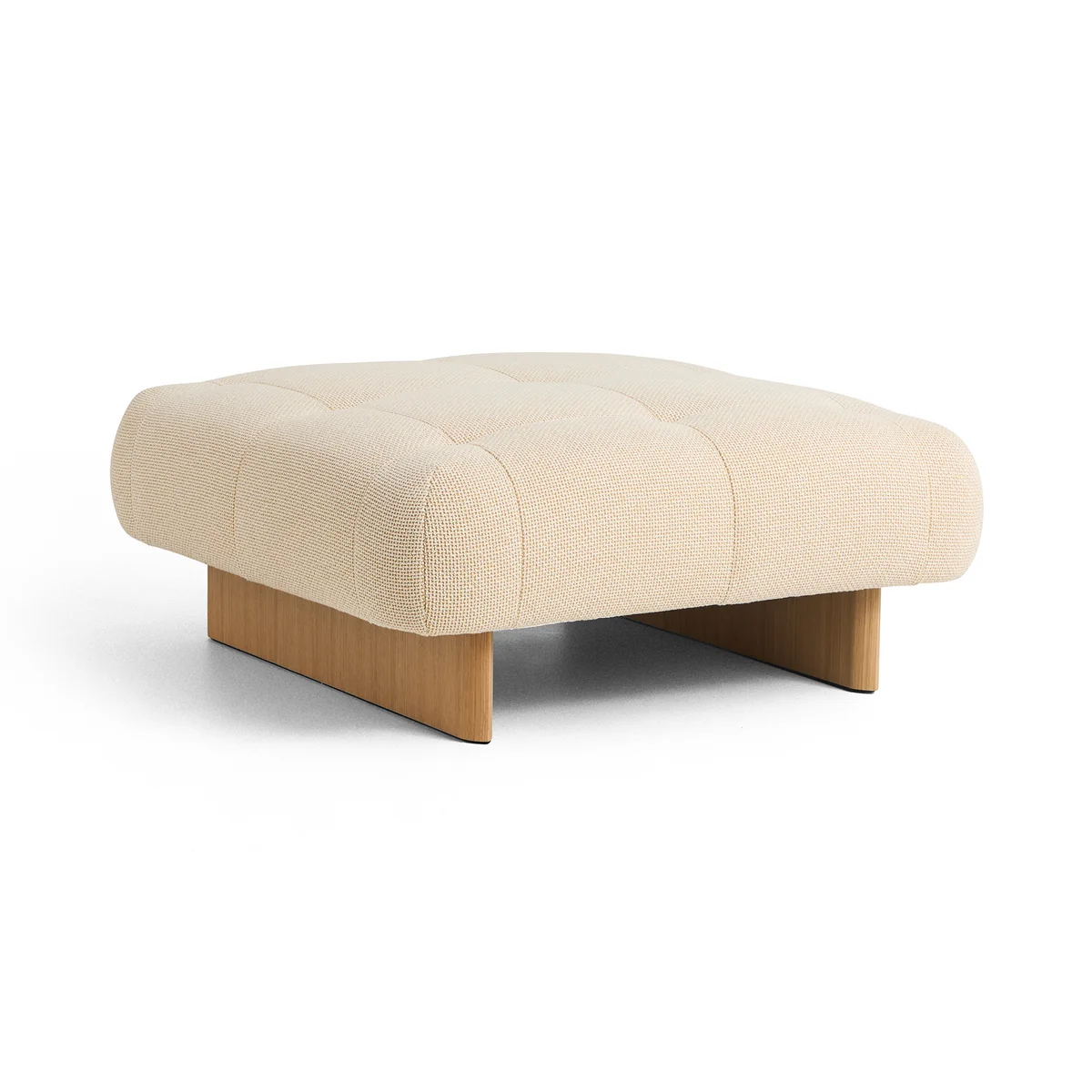Quilton Lift Ottoman, chêne / ocre blanc (Tartaglia 85) de HAY