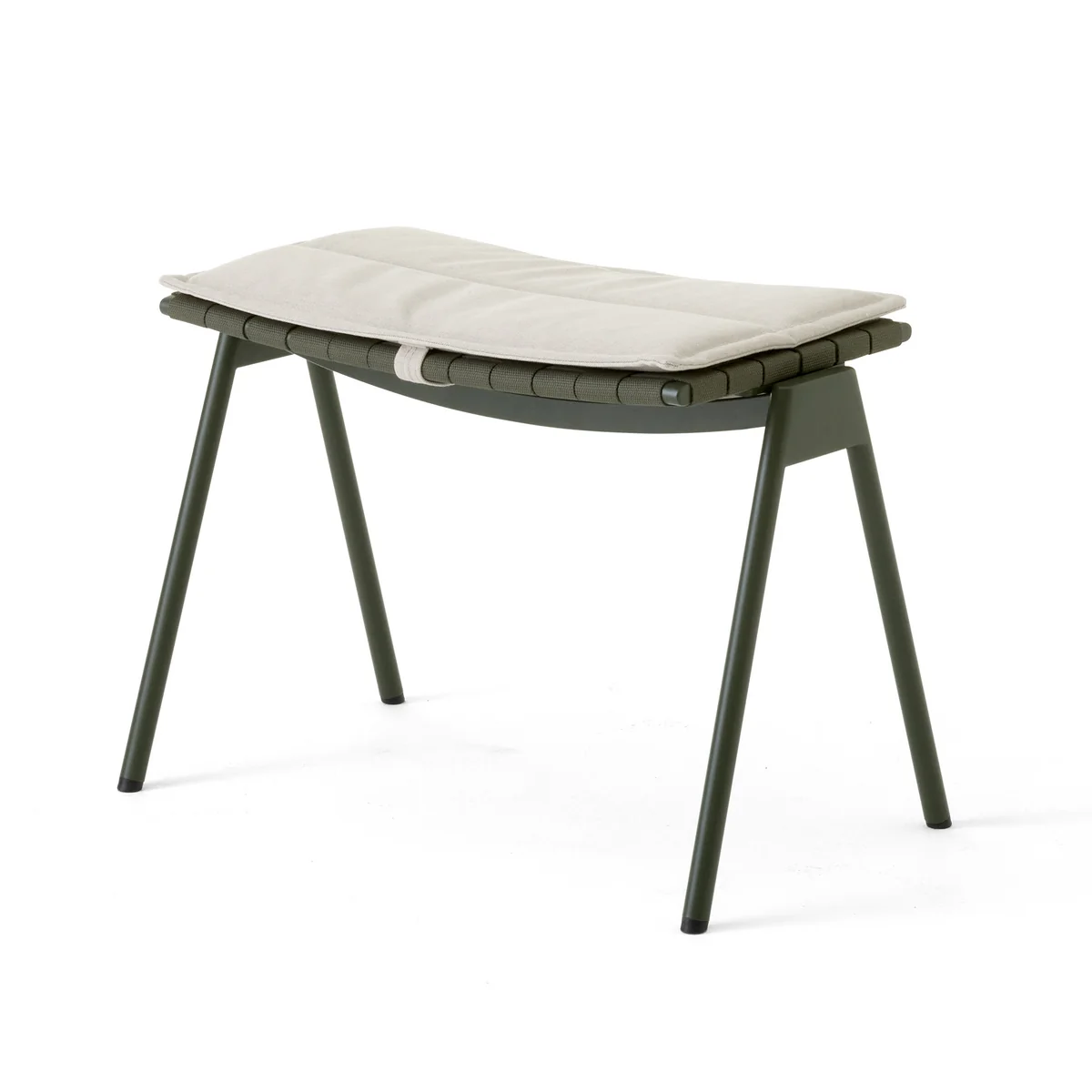 & Tradition - Ville AV46 Outdoor Tabouret avec coussin d'assise, beige
