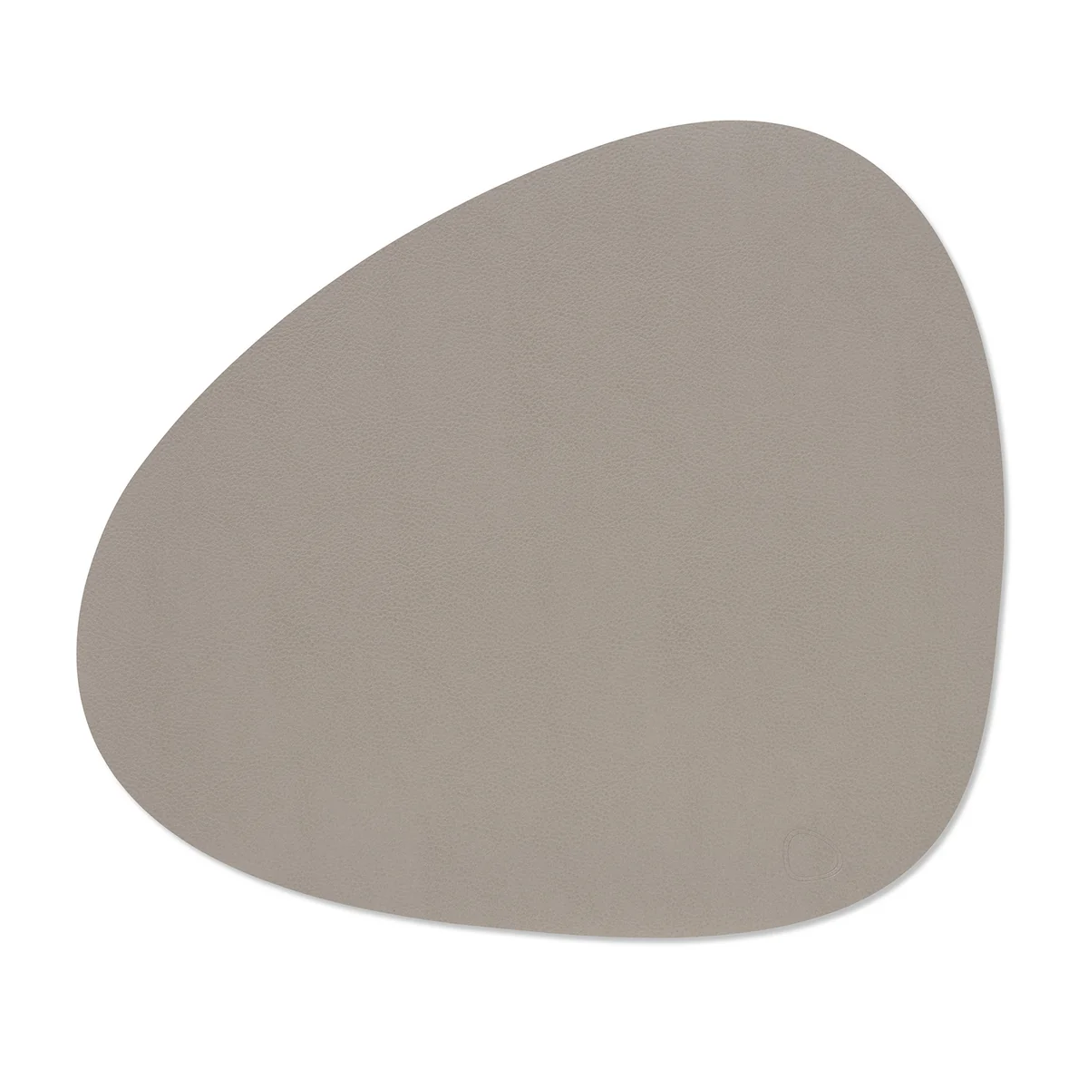 Set de table Curve L de Lind DNA dans la version Serene gris cendre