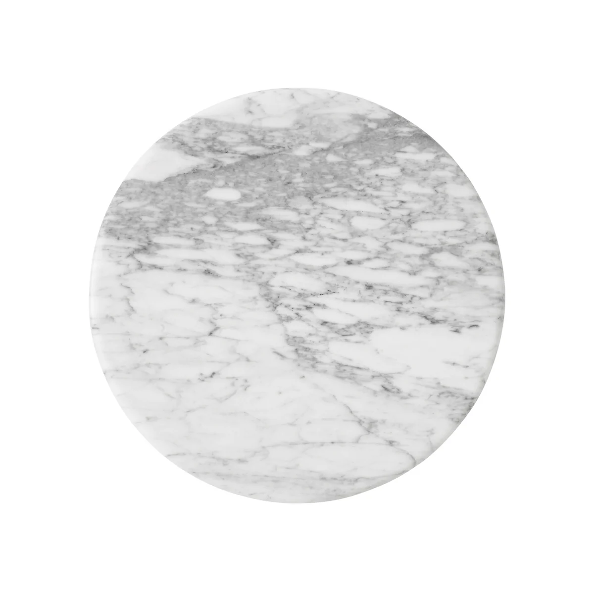 & Tradition - Plateau de table Wire VP11, Ø 38 cm, marbre blanc (Bianco Carrara)