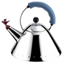 Alessi - Bouilloire 9093 "Bird Kettle", polie / bleu clair