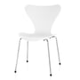 Fritz Hansen - Série 7 chaise, chrome / frêne teinté blanc