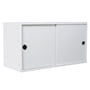 String - Module d'armoire avec portes coulissantes 78 x 30 cm, blanc