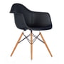 Vitra - Eames Plastic Armchair DAW (H 43 cm), érable jauni / basis dark, patins feutre blanc (sold durs)