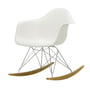 Vitra - Eames Plastic Armchair RAR, érable jaunâtre / chrome / blanc