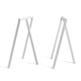 Hay - Loop Chevalets de table Stand Frame, blanc (2 pièces)