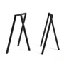 HAY - Loop tréteaux Stand Frame, H 72 cm, noir (2 pièces)