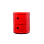 Kartell - système d'éléments modulables Componibili 4966, rouge