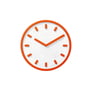 Magis - Horloge tempo murale, orange
