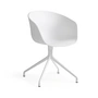 HAY - About A Chair AAC 20, white 2. 0 (patins en plastique)
