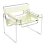 Knoll - Wassily Chaise, cuir de vachette blanc naturel