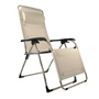 Fiam - Amida Chaise longue relax, aluminium / taupe
