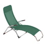 Fiam - Chaise longue de terrasse Samba , aluminium / vert foncé
