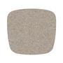 Hey Sign - Coussin de siège en feutre pour Eames Plastic Armchair, stone 5 mm