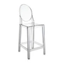 Kartell - One More Tabouret de bar H 75 cm, transparent