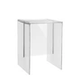 Kartell - Tabouret/table d'appoint, transparent, clair
