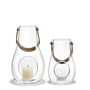 Holmegaard - Design with light lanterne (ensemble de 2) h 16 cm + 25 cm, transparent