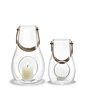 Holmegaard - Design with light lanterne (ensemble de 2) h 16 cm + 25 cm, transparent