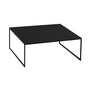 Hans Hansen - Less H 15/2 Table basse, piètement, noir / HPL noir