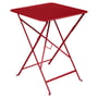 Fermob - Bistro Table pliante, 57 x 57, rouge coquelicot