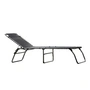Fiam - Amigo XXL Chaise longue à trois pieds, noire