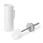 Authentics - Lunar Brosse de toilette suspendue, blanc / gris clair