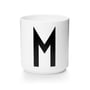 Design Letters - Tasse en porcelaine AJ - M, blanc