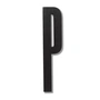 Design Letters - Wooden Letters Indoor P, noir