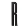 Design Letters - Wooden Letters Indoor R, noir