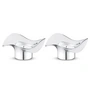 Georg Jensen - Cobra Porte-bougies à réchaud, acier inoxydable (set de 2)