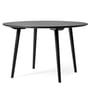 &Tradition - Table In Between SK4, Ø 120 cm, chêne noir décapé (RAL 9005)