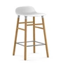 Normann Copenhagen - Form tabouret de bar 65 cm, piètement en chêne / blanc