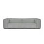 HAY - Mags Soft Canapé 2,5 places, combinaison 1, gris clair ( Hallingdal 130) / Coutures : gris foncé (EU)