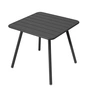 Fermob - Luxembourg Table, carrée (4 pieds), 80 x 80 cm, anthracite