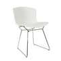 Knoll - Bertoia Chaise en plastique, chrome / blanc