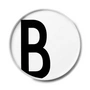 Design Letters - AJ Assiette en porcelaine B