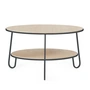 Hartô - Eugénie Table basse ∅ 70 cm, gris anthracite (RAL 7016)