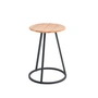 Hartô - Petit Gustave Tabouret, chêne / gris anthracite (RAL 7016)