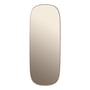 Muuto - Framed Mirror grand, taupe / verre taupe