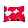 Marimekko - Unikko Taie d'oreiller 65 x 65 cm, rouge / blanc