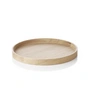 applicata - Luna tray Plateau de service, ∅ 28 cm, chêne