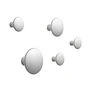Muuto - Crochet mural " " the dots metal " lot de 5, aluminium