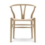 Carl Hansen - CH24 Wishbone Chair , chêne savonné / tressage naturel