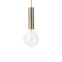Ferm Living - Luminaire socket suspendu high, laiton