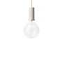 Ferm Living - Socket pendentif low, gris clair