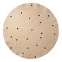 Ferm Living - Tapis en jute, Black dots, large