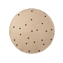 Ferm Living - Tapis en jute, Black dots, small